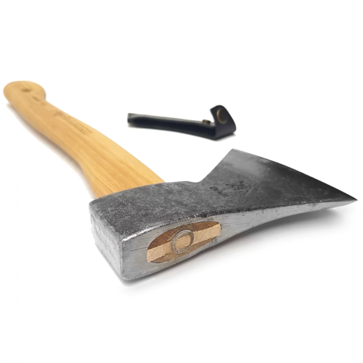 Topor de mână - 1000 grame - mâner din nuiele din SUA - protecție din piele - Nr. 0357 - imagine 3