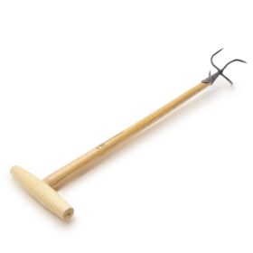 1393 - Gheară de grădină - mâner cenușă 80 cm