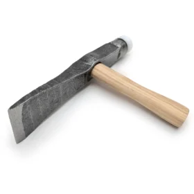 5351 - Ciocan pentru tencuieli de siguranță cu cap de impact din PE - formă berlineză - 1 kg - mâner din cenușă de 18 cm