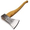 Topor forjat pentru tăierea copacilor, mâner de 1 kg din nuiele