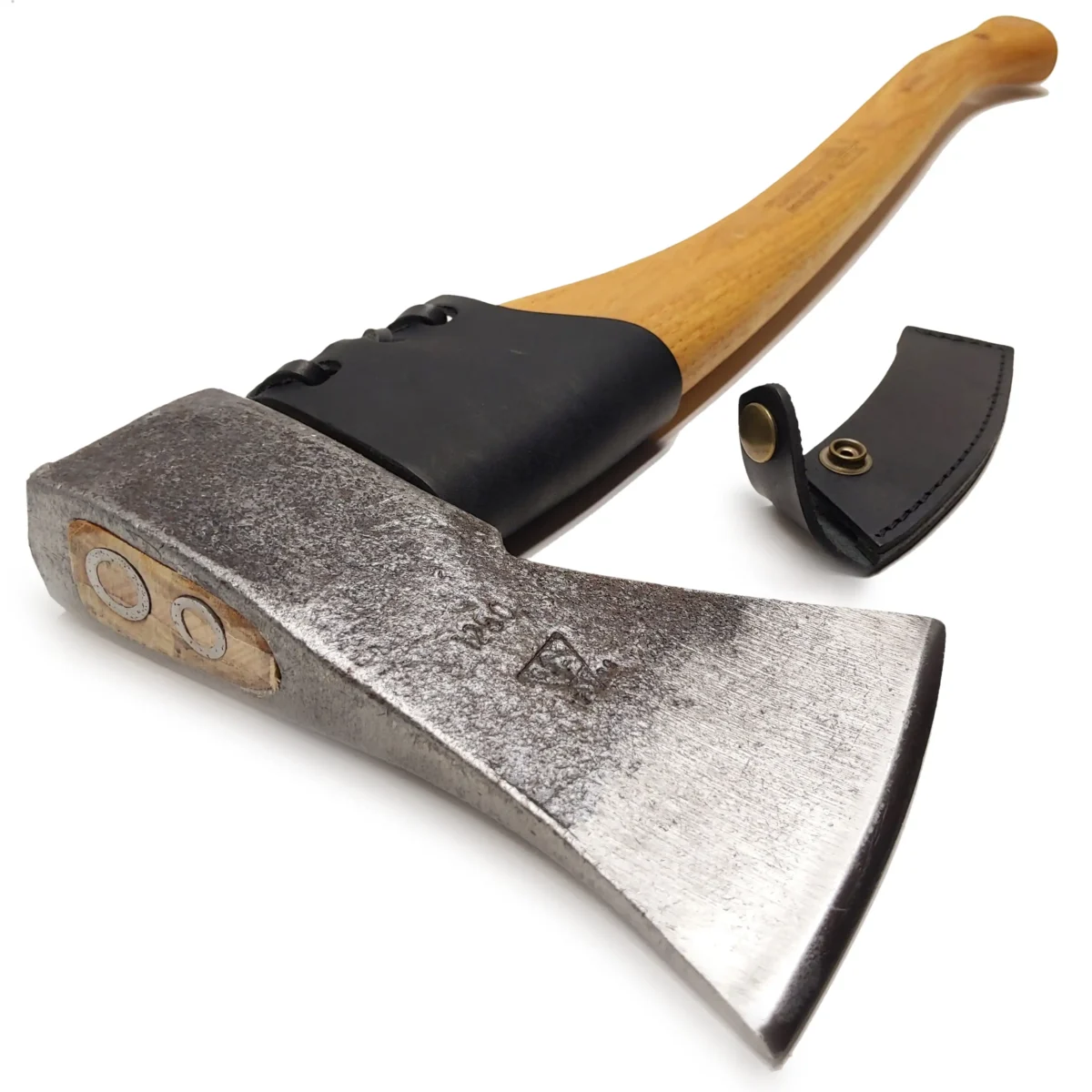 Topor pentru tăierea copacilor Protecție din piele pentru mâner Protecție din piele pentru tăiș, 1 kg