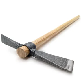 1749 - sapă mică pentru rădăcini - târnăcop Pimpf - 75 cm mâner de cenușă