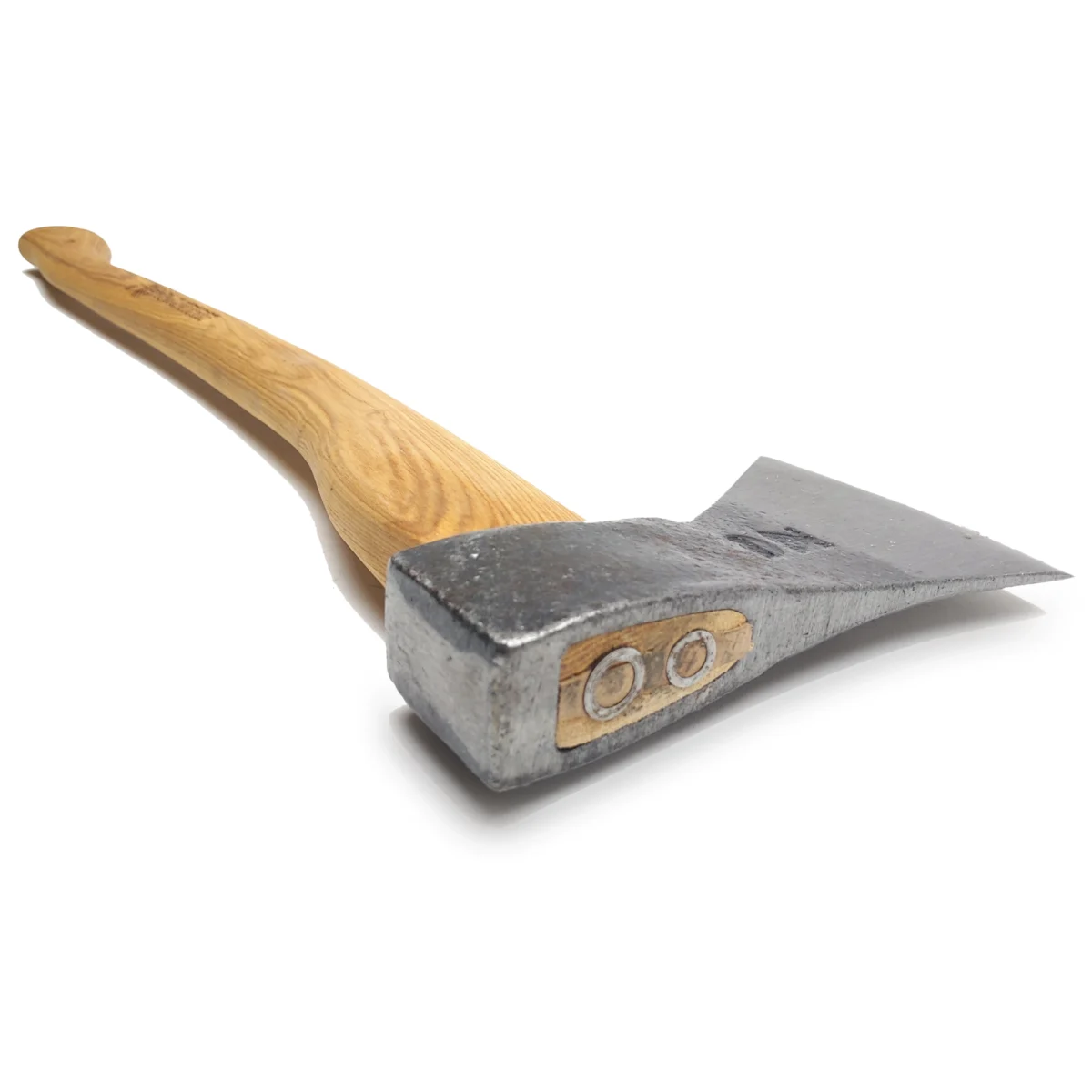 Topor forjat pentru tăierea copacilor, mâner de 1 kg din nuiele